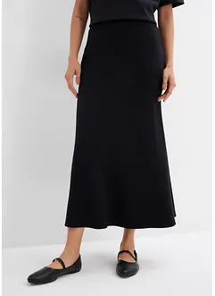 Midiskjørt i scuba-materiale, bonprix