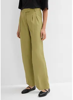 Bukse med legg og vide ben, bonprix
