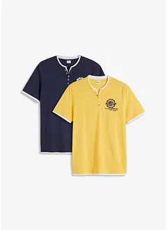 Kortermet bestefartrøye (2-pack) i 100% bomull, bonprix