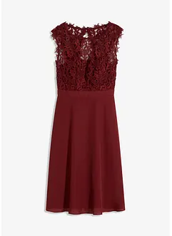 Minikjole med blonder, bonprix