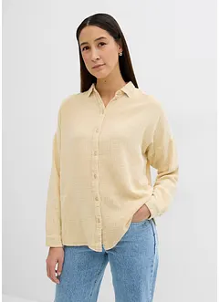 Vid bluse i used look, bonprix
