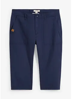 Lang bermudashorts i ren bomull, Regular Fit, bonprix