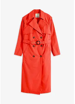 Kåpe i trenchcoat-look med avtagbare ermer og nederdel, bonprix