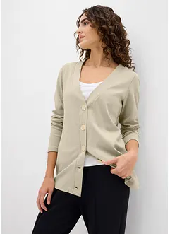 Cardigan i økologisk bomull, bonprix