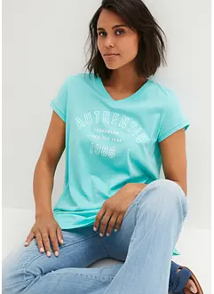 Lang topp i 100% økologisk bomull, bonprix