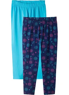 Caprileggings med økologisk bomull (2-pack), bonprix