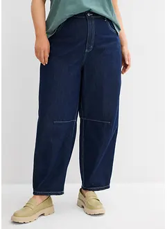 Balloon-jeans High Waist komfortlinning, supersoft, cropped, bonprix