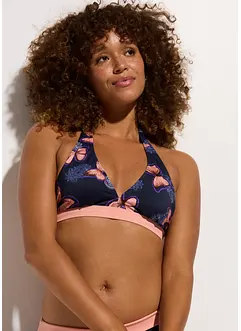 Halterneck-bikinioverdel, bonprix
