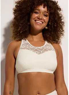 Bustier-bikinitopp med blonder, bonprix