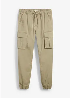 Loose Fit pull on-cargobukse, Straight, bonprix