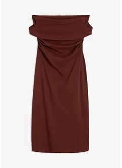 Midikjole med singoalla-utringning, bonprix
