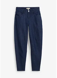 Barrel-jeans Mid Waist, økologisk bomull, bonprix