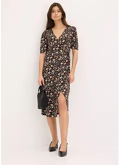 Trikotkjole med print, bonprix