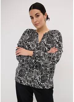 Blusetunika i lett viskose, bonprix
