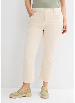 Flared-jeans High Waist, cropped, bonprix