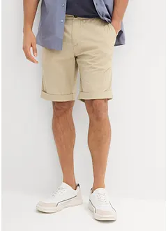 Chinos-bermuda i ren bomull, Regular Fit, bonprix