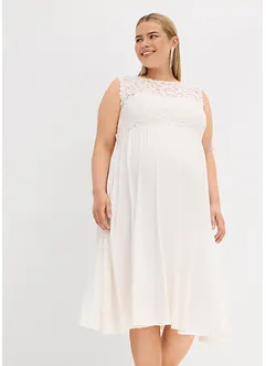 Mammakjole med blonder og elastisk bakstykke, bonprix