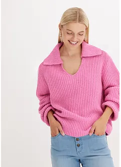 Ribbestrikket genser, bonprix