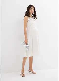 Mammakjole med blonder og elastisk bakstykke, bonprix