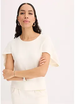 Oversized topp i lett viskosemiks, bonprix