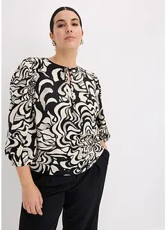 Mønstret bluse, bonprix