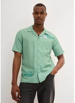 Kortermet skjorte i ren bomull, bonprix