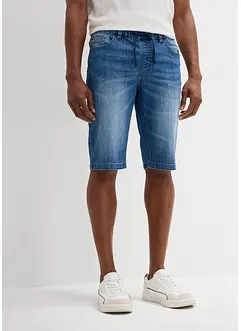 Lett Long Sweatjeans-bermuda, Regular Fit, bonprix