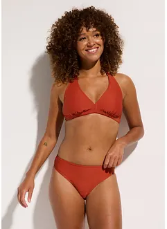 Halterneck-bikini i strukturmateriale (2-delt sett), bonprix
