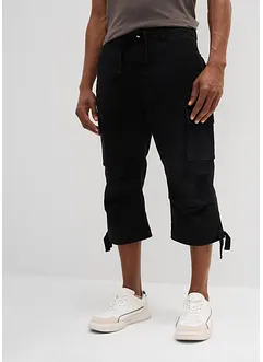 Loose Fit Stretch-3/4-cargohose, ekstra vid, bonprix