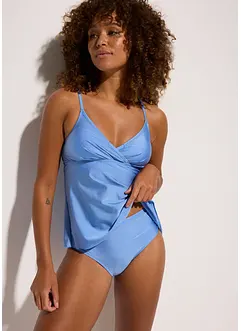 Tankini (2-delt sett) av materiale med glans, bonprix