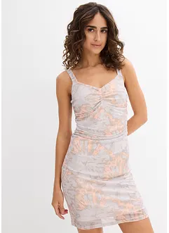 Trikotkjole i mesh, bonprix