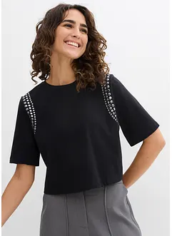 Oversized topp av ren økologisk bomull, bonprix