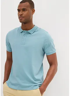 Jersey-poloskjorte (2-pack) i ren økologisk bomull, bonprix