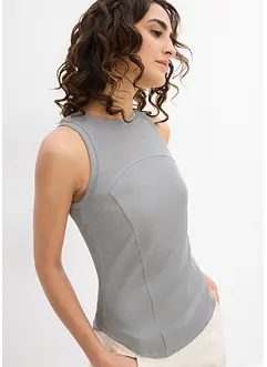 Singlet med pyntestikninger, bonprix