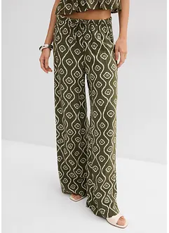 Slip on-bukse i fint fallende viskose, bonprix