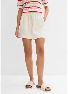 Paperbag-shorts i lett lyocell, bonprix