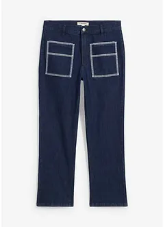 Straight-jeans High Waist, cropped, bonprix