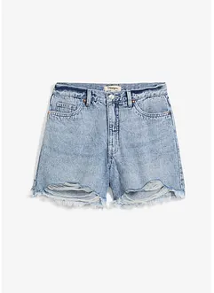 Jeansshorts High Waist, Low Stretch, bonprix