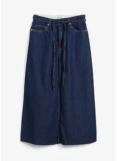 Jeansskjørt Mid Waist, midi lengde, Super Soft, bonprix