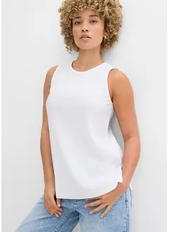 Blusetopp i resirkulert polyester, bonprix