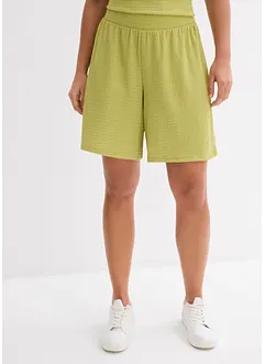Pull on-shorts i strukturert krepp, bonprix