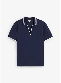 Piké-poloskjorte med V-hals, bonprix
