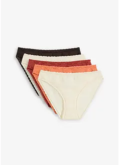 Truse med blonder (5-pack), bonprix