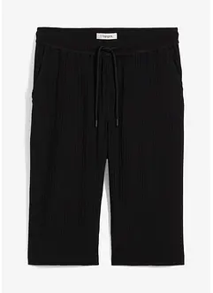 Loose Fit lang bermudashorts av luftig musselin, bonprix