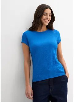 T-skjorte i strukturert krepp, bonprix