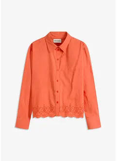 Skjortebluse i 100% bomull, bonprix