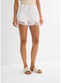 High Waist-shorts i twill, bonprix