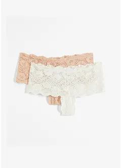 Panty med blonde (2-pack), bonprix