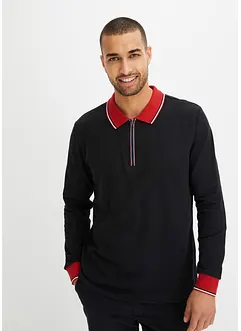 Langermet poloshirt, bonprix