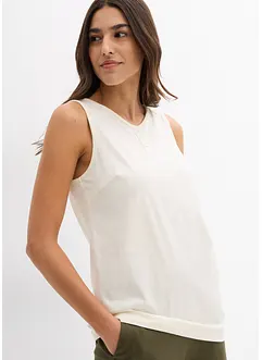 Topp i økologisk bomull (2-pack), bonprix
